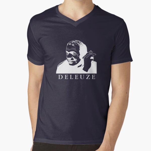 T-shirt Gilles Deleuze T-shirt col V