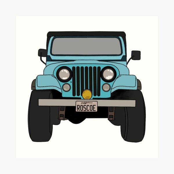 Stiles Jeep Art Prints Redbubble