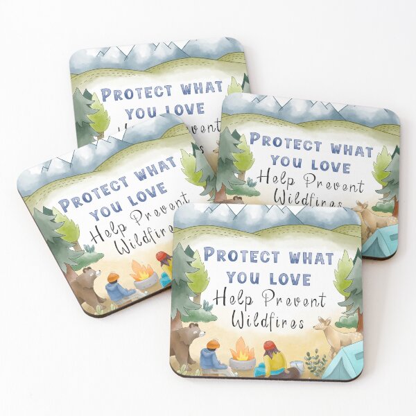 Item preview, Prevent Wildfires designed and sold by LittleCanoe.