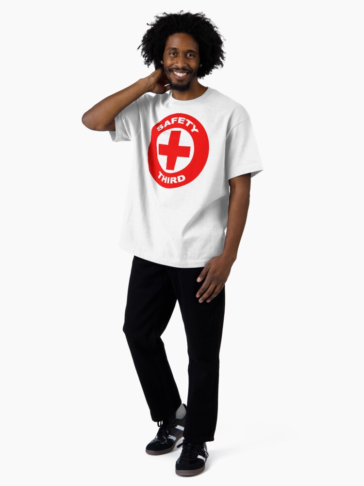 Thumbnail 4 von 7, Oversized T-Shirt, Sicherheit Dritter designt und verkauft von unionpride.