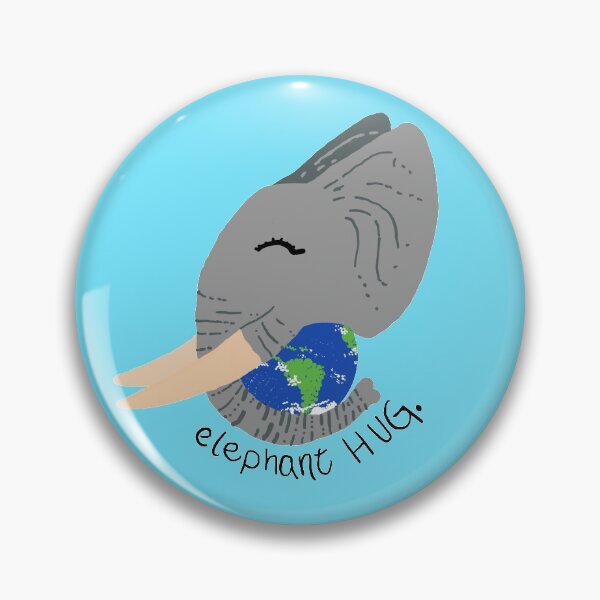 Item preview, "Elephant Hug" designed and sold by StickItToWorld.
