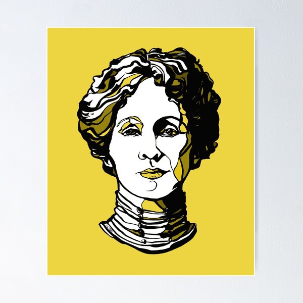 Artikel-Vorschau von Emmeline Pankhurst Suffragette, designt und verkauft von ArtyMargit.