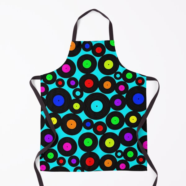 Item preview, Record Album Retro Pattern Rock Hip Hop Rap Turntable Blue designed and sold by Draculaura2009.