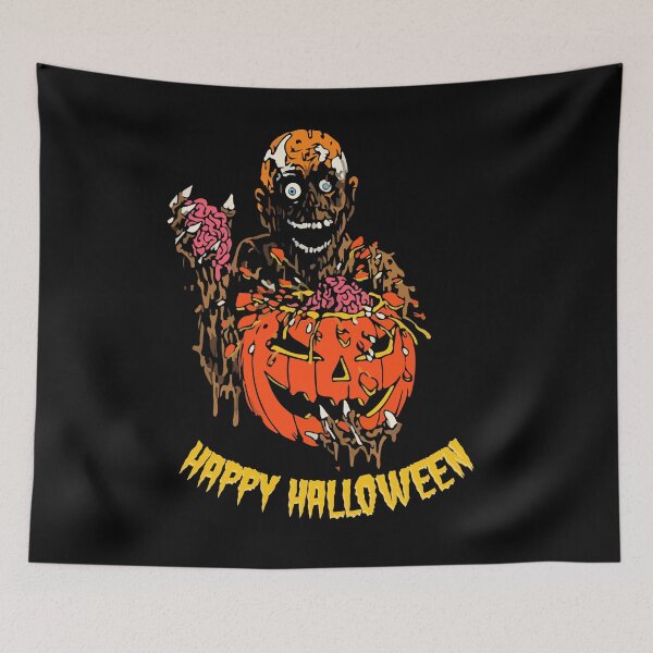 Item preview, Happy Halloween Ghoul Brain Eater designed and sold by Lin-Eve.