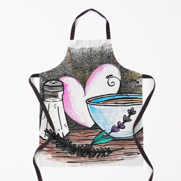 Salt Rosemary Lavender Love Apron