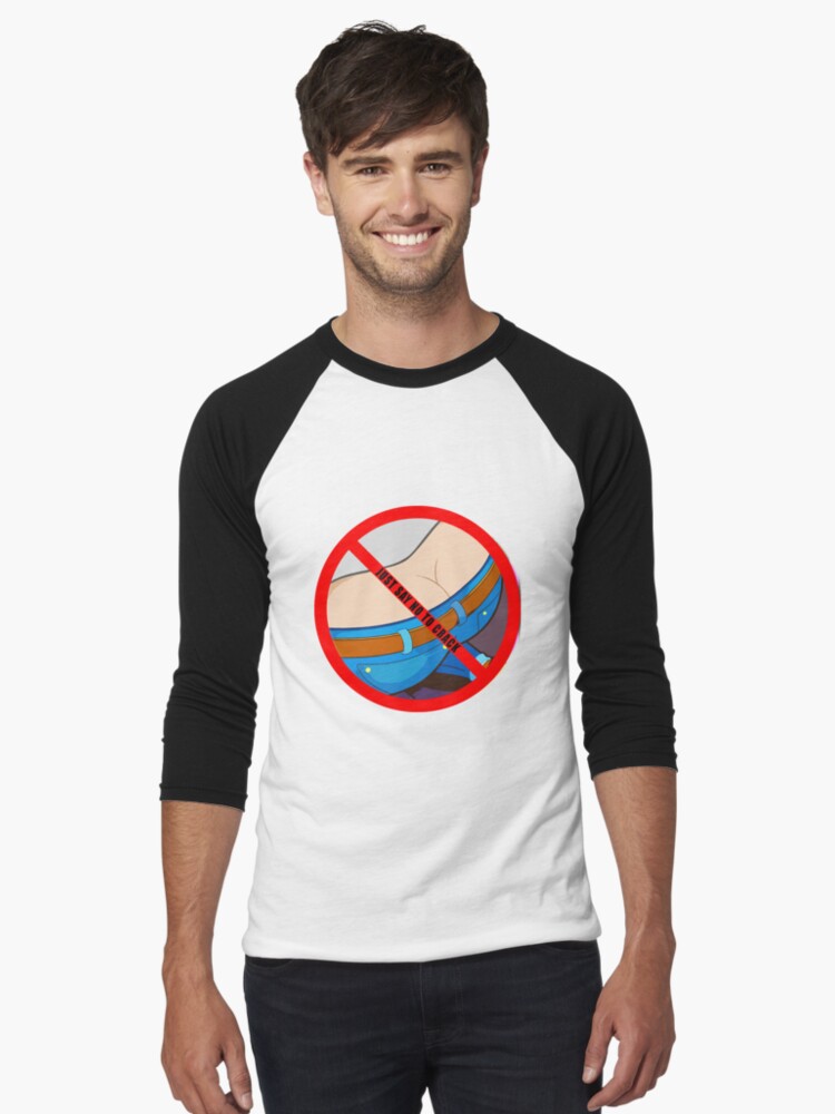 Thumbnail 1 von 3, Baseballshirt mit 3/4-Arm, Sag einfach Nein zu Crack designt und verkauft von unionpride.