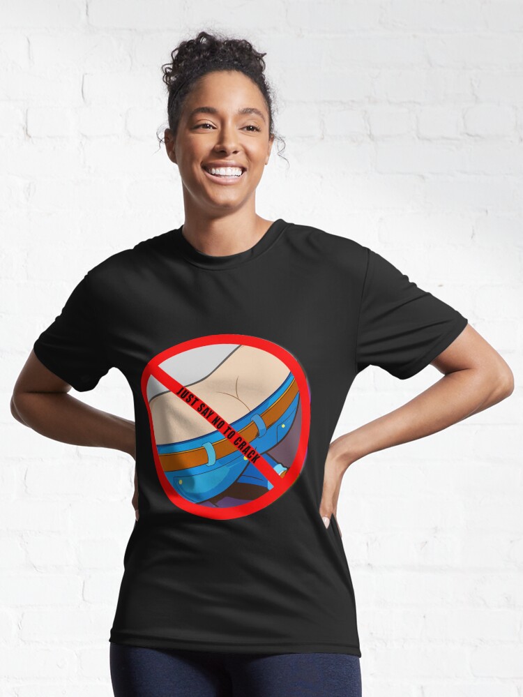 Thumbnail 6 von 7, Funktionsshirt, Sag einfach Nein zu Crack designt und verkauft von unionpride.