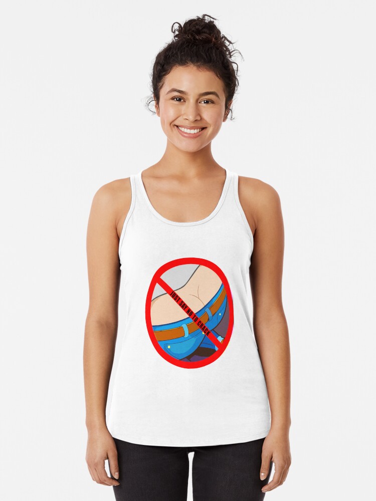Thumbnail 1 von 3, Racerback Tank Top, Sag einfach Nein zu Crack designt und verkauft von unionpride.
