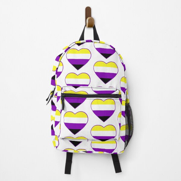 Item preview, Pride Flag Heart Non Binary designed and sold by Vanum-Chan.