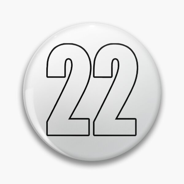 Item preview, 22 number twenty two shirt number soccer sport designed and sold by GeogDesigns.