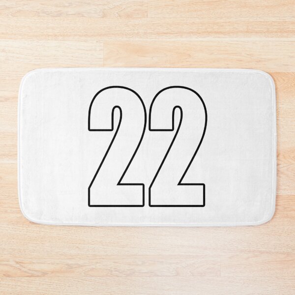 Item preview, 22 number twenty two shirt number soccer sport designed and sold by GeogDesigns.