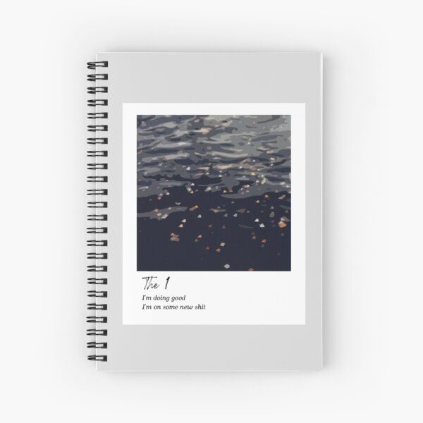 Wearing Sunglasses #T7 5-3/4" x 8-1/4" Taylor Swift Official Spiral Notebook 