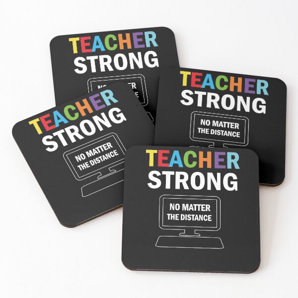 Item preview, Teacher Strong No Matter The Distance designed and sold by All in One  Design.
