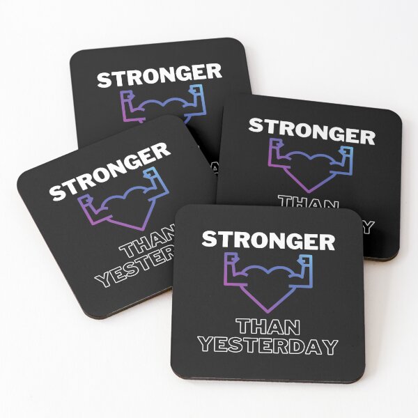 Item preview, Stronger Than Yesterday designed and sold by JokesAndFun.