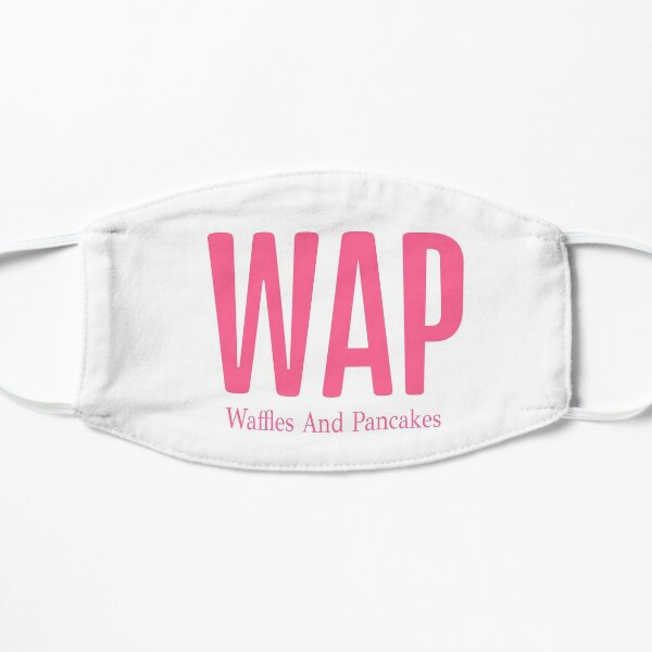 Wap Waffles And Pancakes Mask By Fusedtees Redbubble