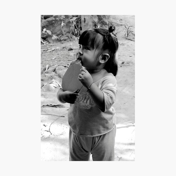 Child of the village Photographic Print