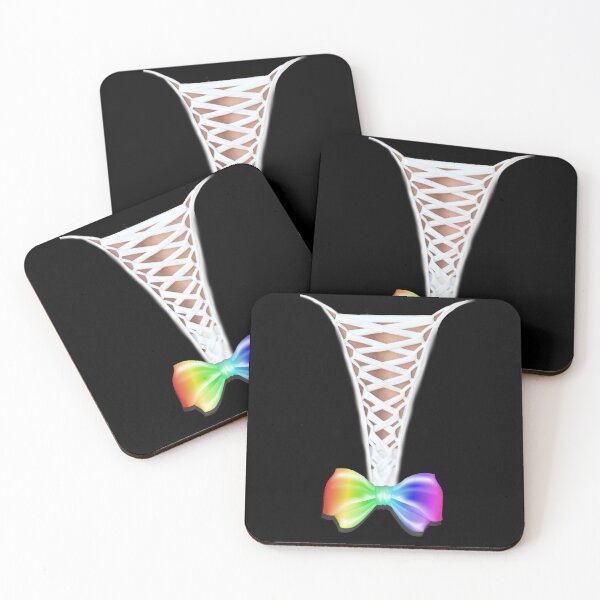 Item preview, Laced Bride Corset Ribbon Rainbow Wedding designed and sold by Jolly-Yosei.