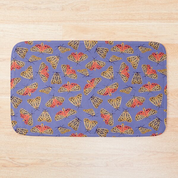 Item preview, Tiger Moths Pattern Midsummer Purple designed and sold by AngieHursh.