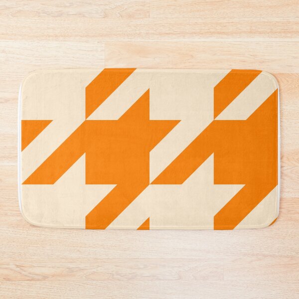 Item preview, Fun Orange Houndstooth  designed and sold by Moyanana.