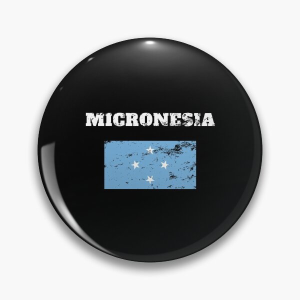Item preview, Micronesia federated states flag Retro Vintage designed and sold by Jeangel97.