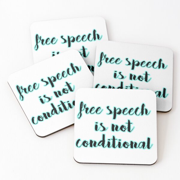 Item preview, Free Speech Is Not Conditional designed and sold by carlarmes.