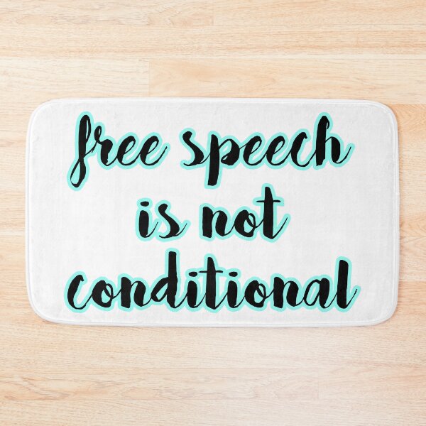 Item preview, Free Speech Is Not Conditional designed and sold by carlarmes.