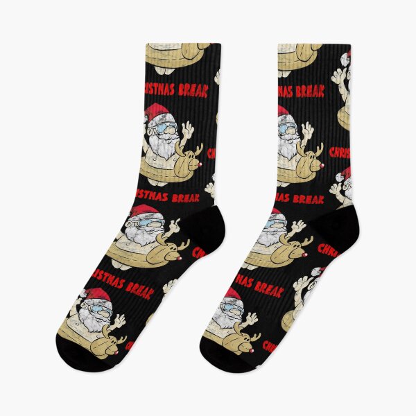 Item preview, Funny Santa Claus Christmas Break T shirt designed and sold by AlphaDist2.