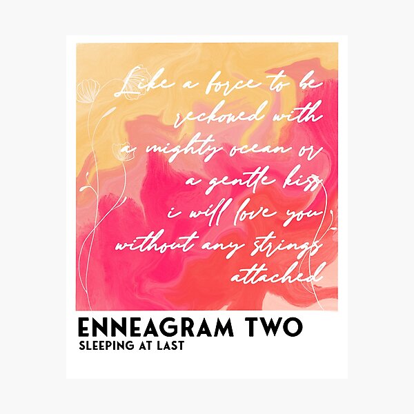 Item preview, Enneagram Two Sleeping at last designed and sold by Jodiecreates.
