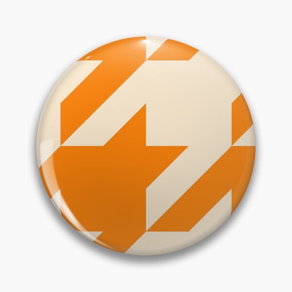 Item preview, Fun Orange Houndstooth  designed and sold by Moyanana.