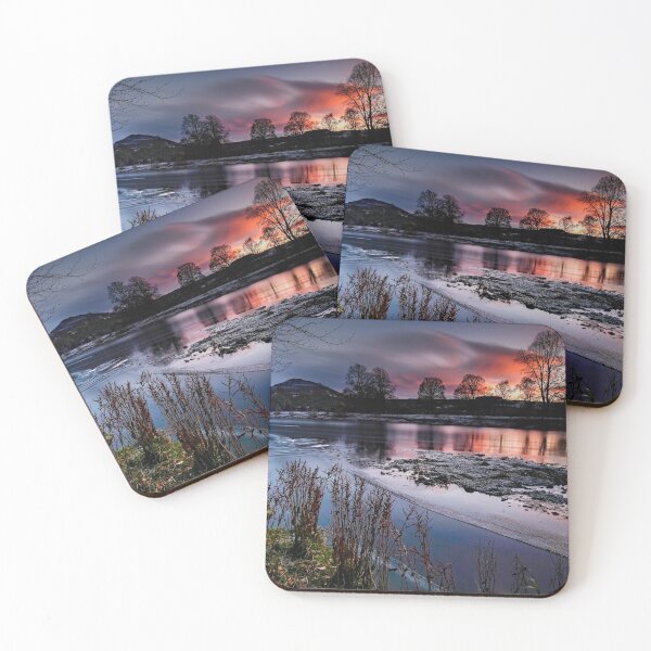 Item preview, Winter Sunset over the River Tweed, Gattonside, Scottish Borders designed and sold by yourscotborders.