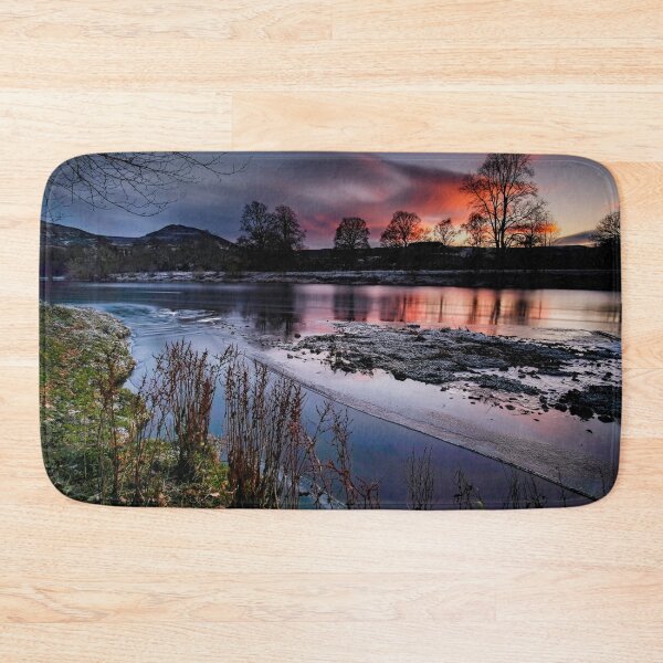 Item preview, Winter Sunset over the River Tweed, Gattonside, Scottish Borders designed and sold by yourscotborders.