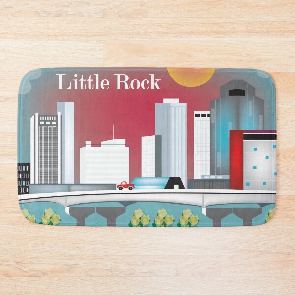 Item preview, Little Rock, Arkansas - Skyline Illustration by Loose Petals designed and sold by LoosePetals.