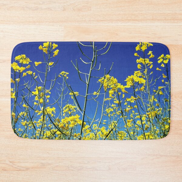 Item preview, Yellow Flowers Against a Deep Blue Sky designed and sold by indigorayz.