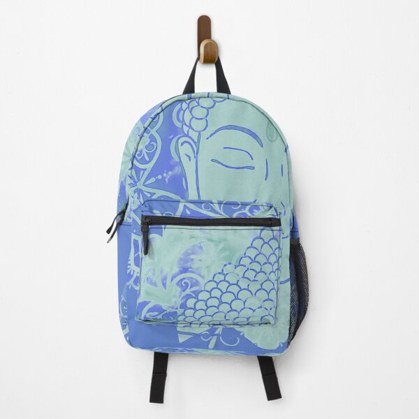 Item preview, Buddha Face - Blue Mandala  designed and sold by MandalaSoul.