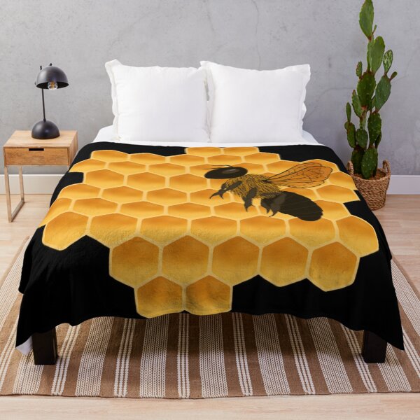 Item preview, Bee Over Honeycomb designed and sold by wilderthanmost.