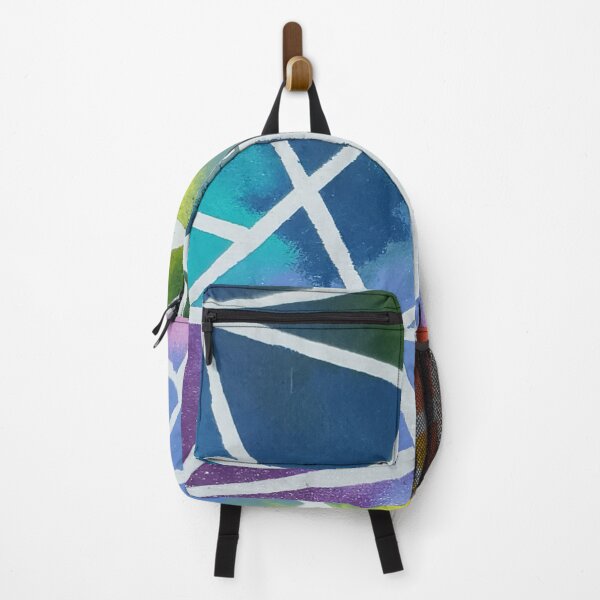 Item preview, Abstract paint colorful lines designed and sold by OddPapayaStudio.