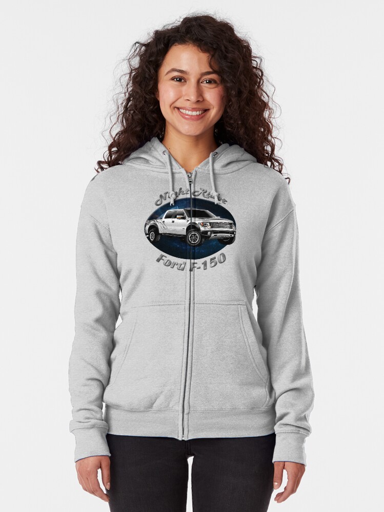 Alternate view of Ford F-150 Truck Night Rider Zipped Hoodie