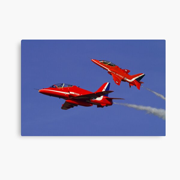 Famous Plane Show Large Wall Art Poster Print The Red Arrows Canvas Pictures 