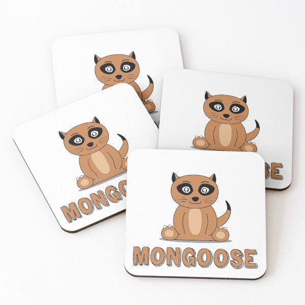 Item preview, cute Mongoose kawaii animals illustration gift designed and sold by zerobatt.
