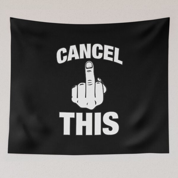 Item preview, Cancel This - Middle Finger designed and sold by BeerBro-Designs.