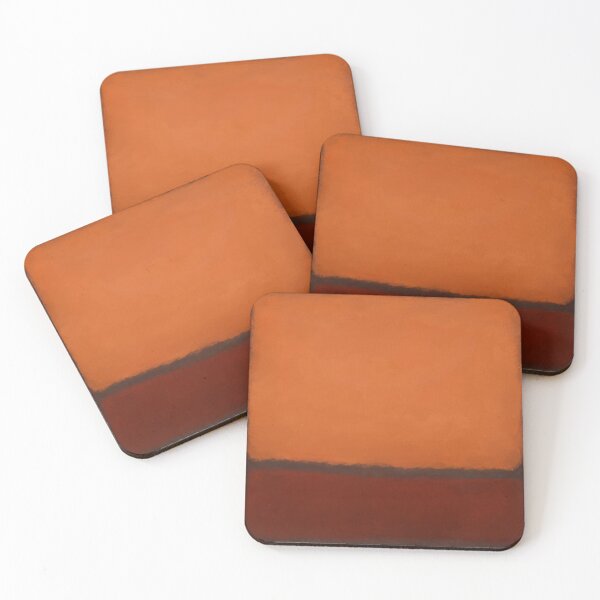 Item preview, Rothko-Inspired Orange Maroon designed and sold by by-lauren.