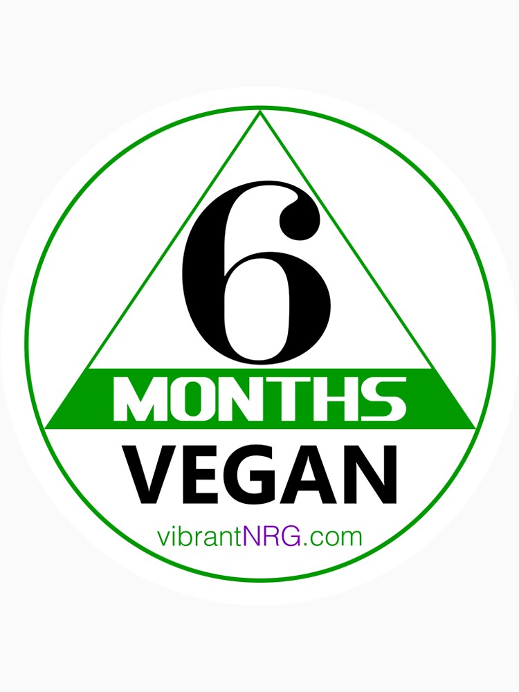 6 Months VEGAN by vibrantNRG