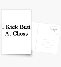 I Kick Butt At Chess Postcards