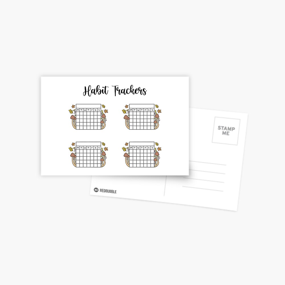 Habit Tracker Bullet Journal & Planner Sticker Sheet – schoolhousefallston