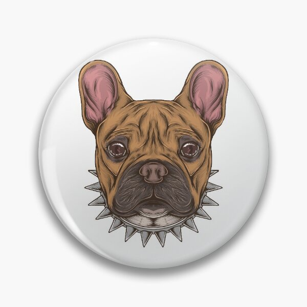 Item preview, French bulldog head  designed and sold by urbanstore69.