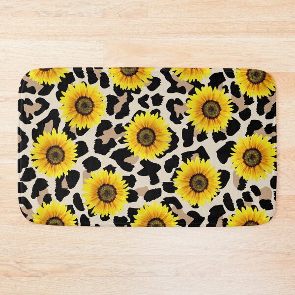 Item preview, Copia de Mexican Serape with leopard print and Sunflowers Pattern designed and sold by Tetete.
