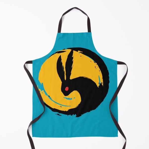 Item preview, Rabbit Moon - Black and Yellow Variant designed and sold by WishingInkwell.