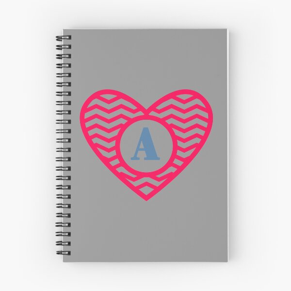 Item preview, Chevron Heart With Initial A Novelty graphic designed and sold by nikkidawn74.