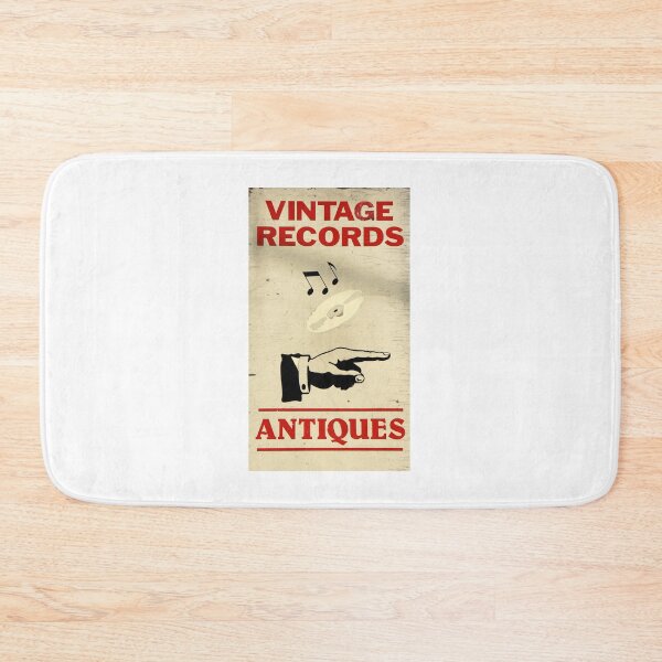Item preview, Vintage Antiques Record Sign designed and sold by 31images.