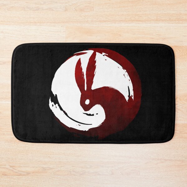 Item preview, Rabbit Moon - Red and White Variant designed and sold by WishingInkwell.